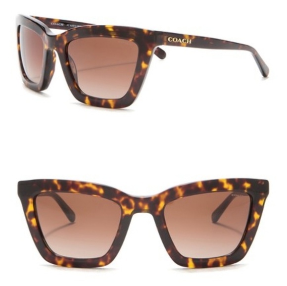 Coach Accessories - Coach 54mm Square Cat Eye Sunglasses